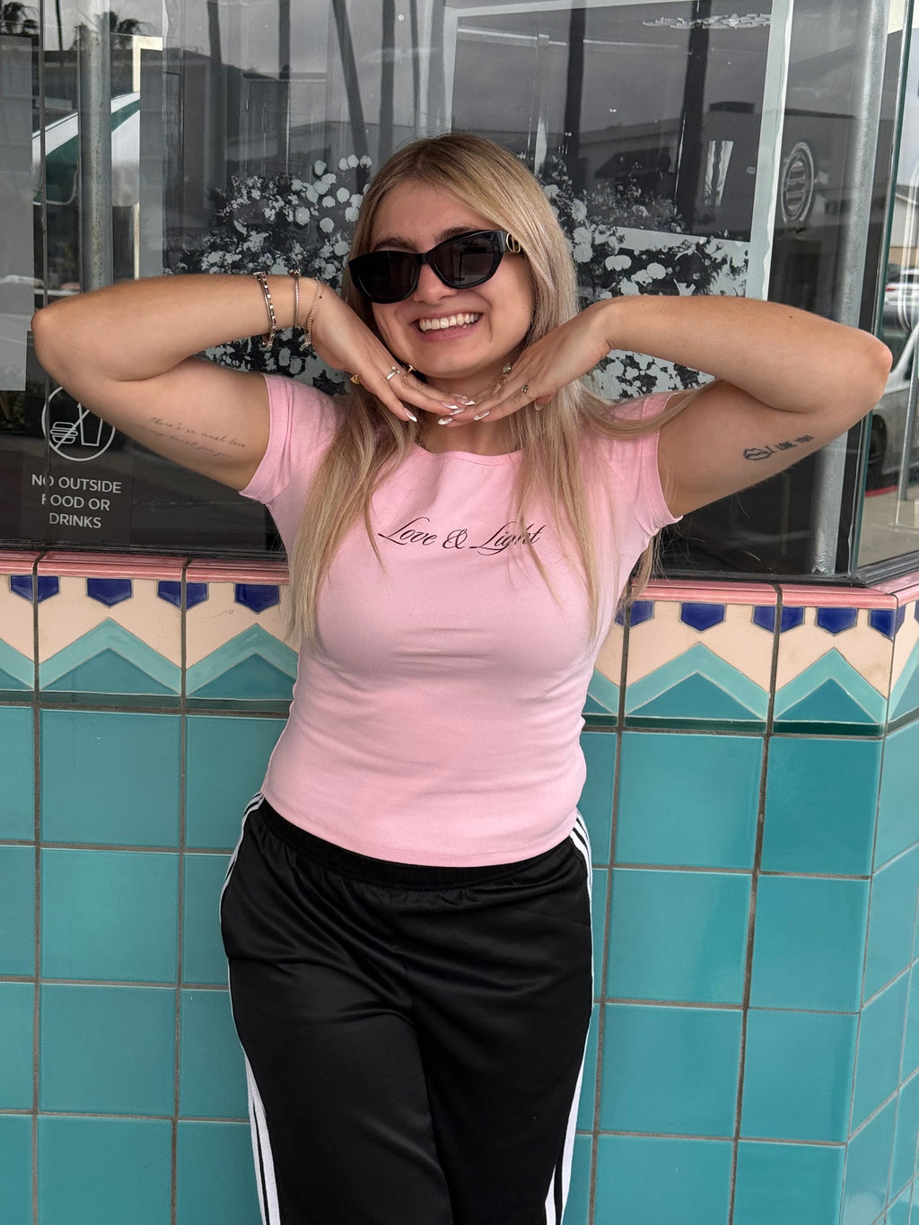Love & Light Pink Tee