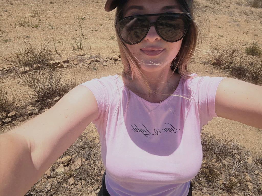 Love & Light Pink Tee