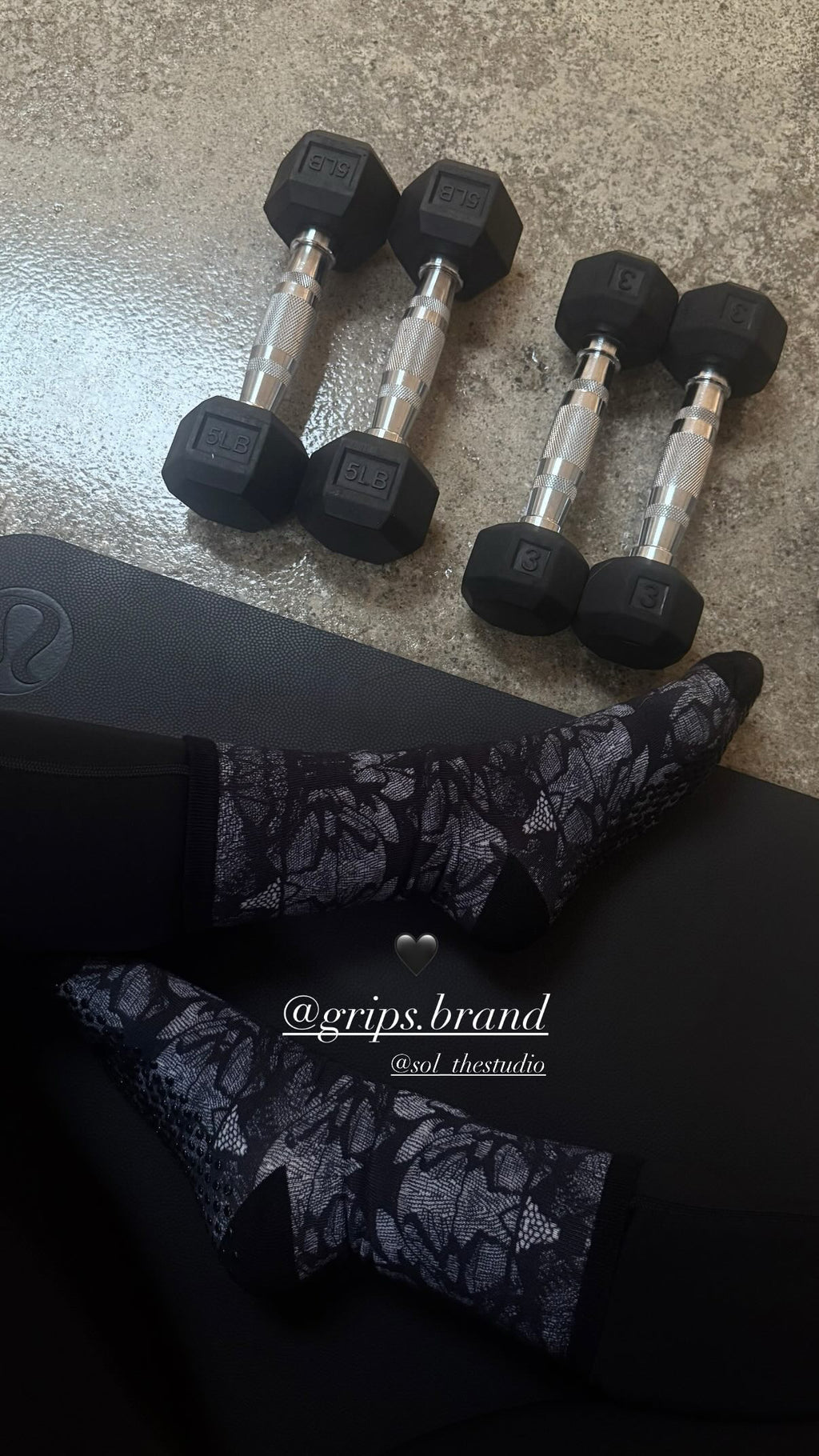 Lacey Pilates Grip Sock