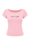 Love & Light Pink Tee