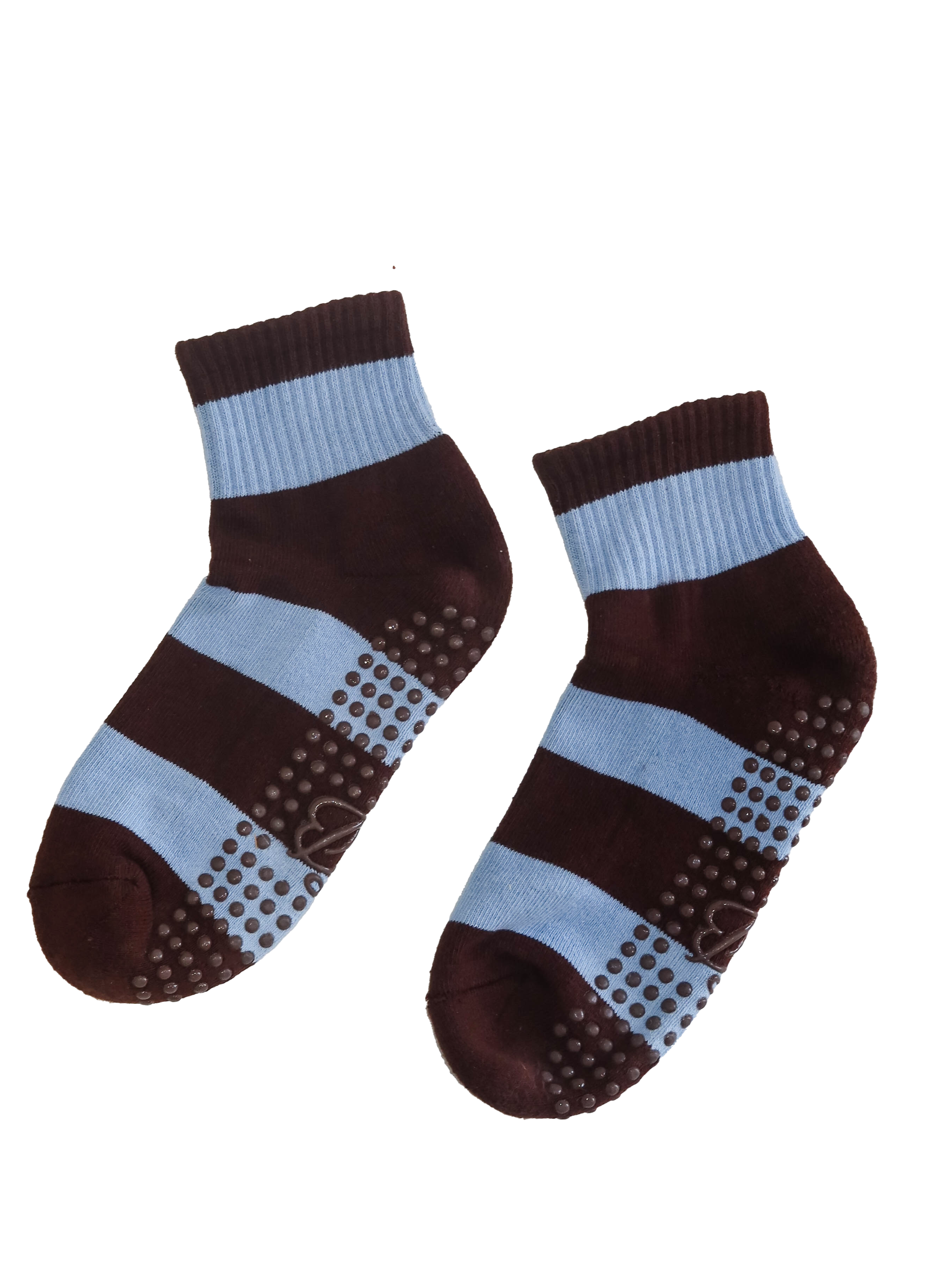 Sporty Stripe Pilates Grip Sock