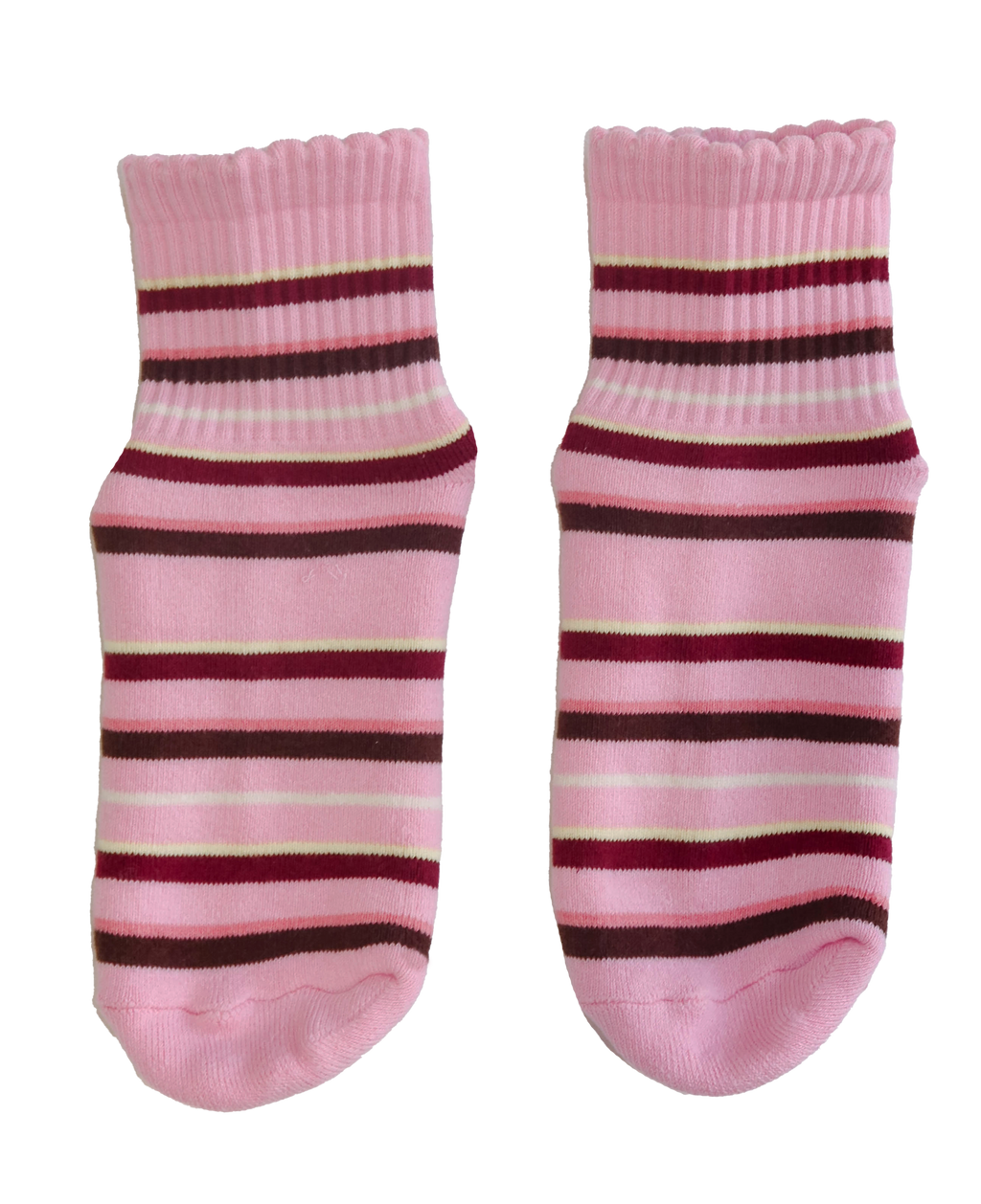 Petal Pink Stripe Socks
